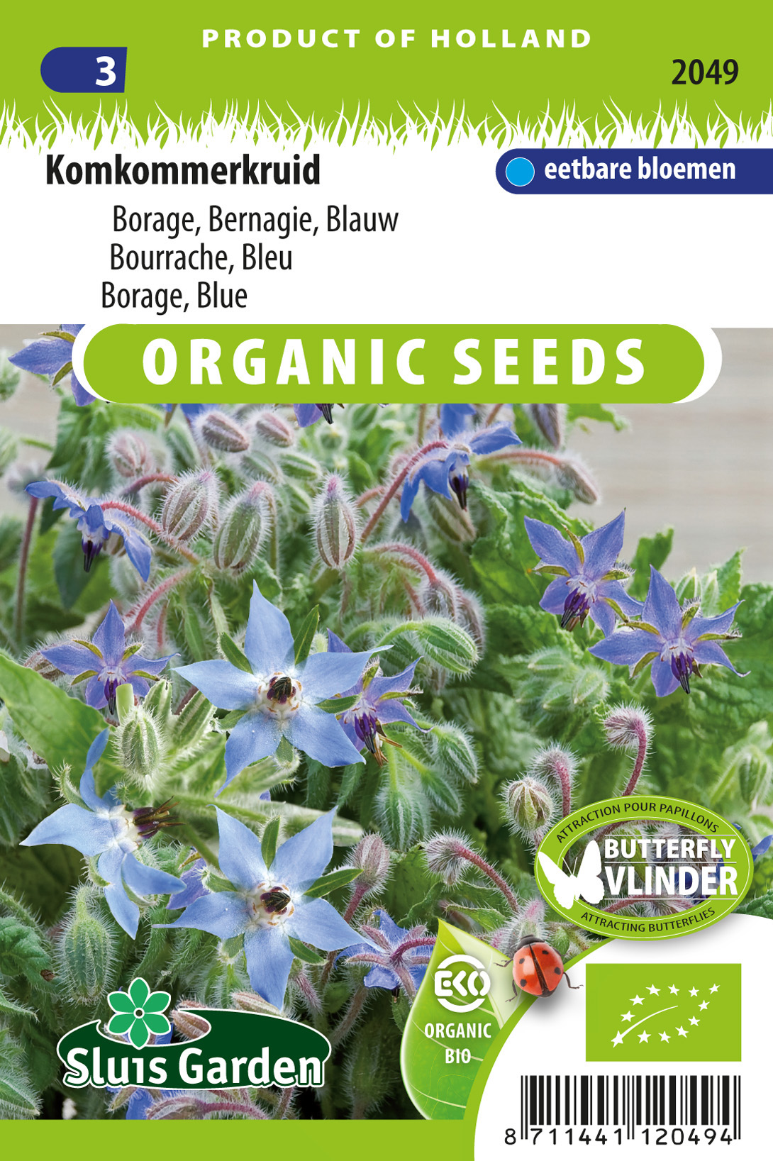 Borage Blauw BIO