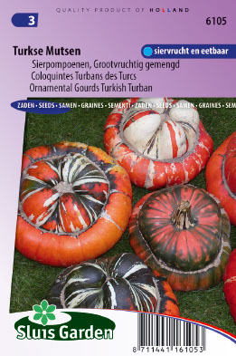 Cucurbita maxima Turkse mutsen mix