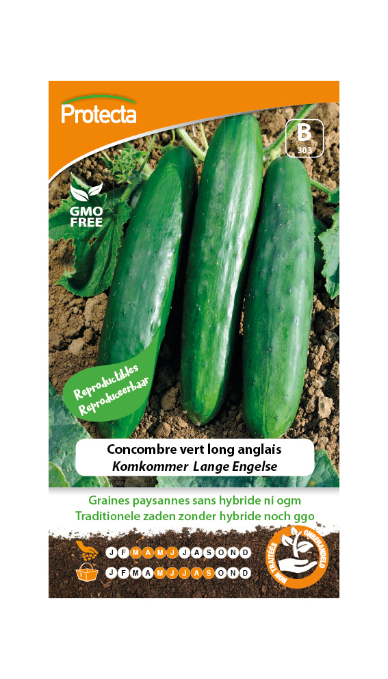 Concombre vert long anglais PRO303