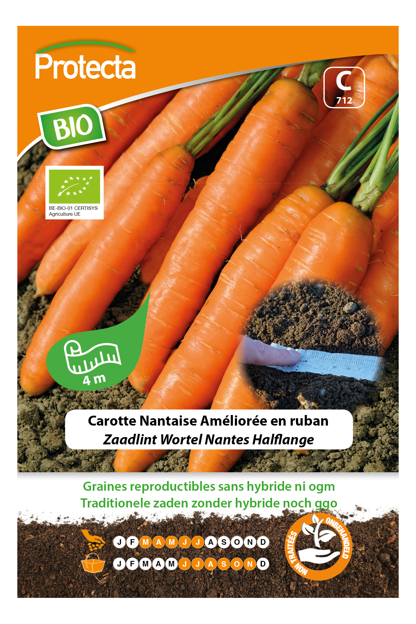 BIO Carotte Nantaise Am?lior?e en ruban